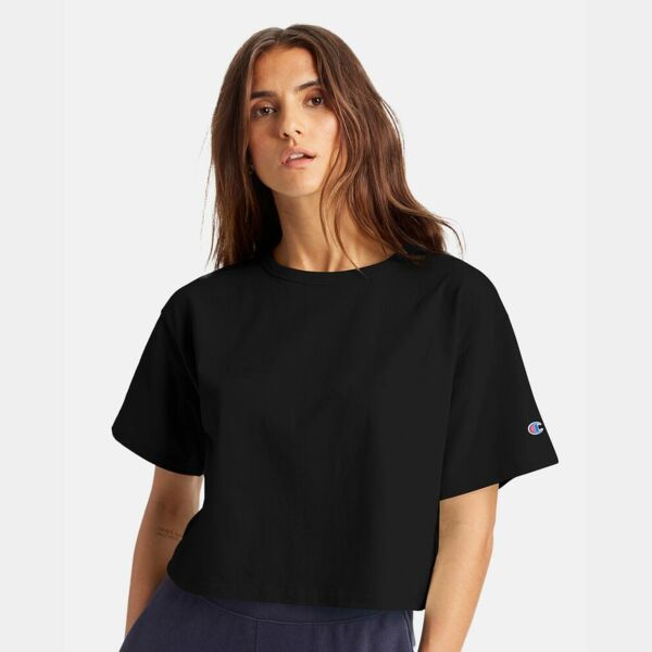 Women's Heritage Jersey Crop T-Shirt Thumbnail