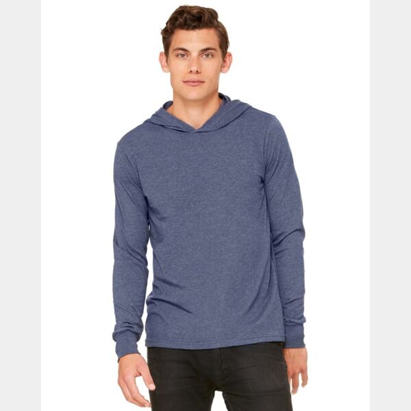 Unisex Jersey Hooded Long Sleeve Tee Thumbnail