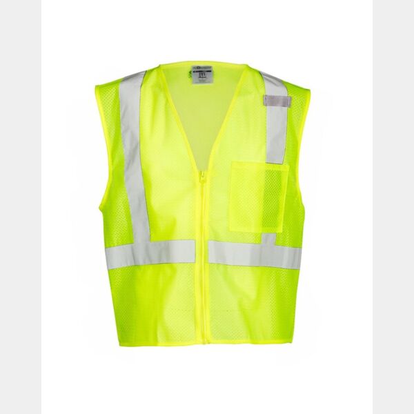 Single Pocket Zipper Mesh Vest Thumbnail